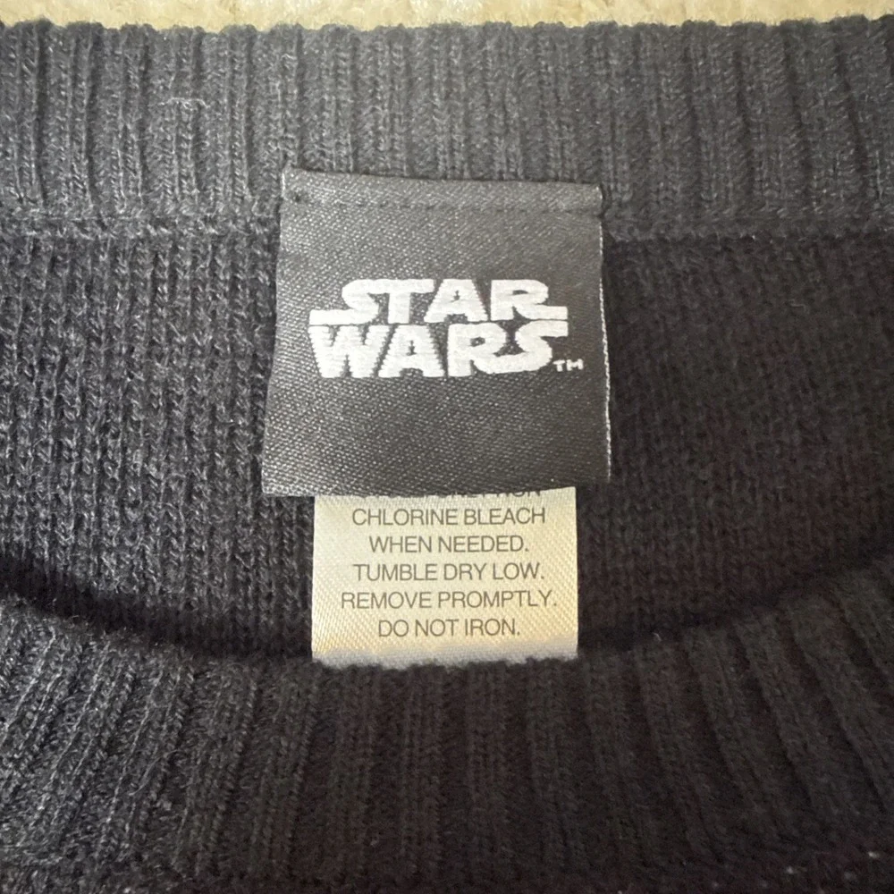 New Star Wars Darth Vader I Find Your Lack Cheer Disturbing Sweater Mens Small